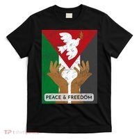 Free Palestine Peace & Freedom Support Palestine And Gaza T-Shirt thumb 0