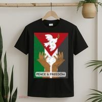 Free Palestine Peace & Freedom Support Palestine And Gaza T-Shirt thumb 2