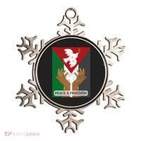 Free Palestine Peace & Freedom Support Palestine And Gaza Ornament thumb 0