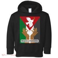 Free Palestine Peace & Freedom Support Palestine And Gaza Toddler Hoodie thumb 0