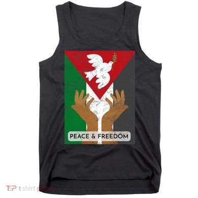 Free Palestine Peace & Freedom Support Palestine And Gaza Tank Top
