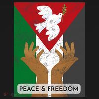 Free Palestine Peace & Freedom Support Palestine And Gaza Women's T-Shirt thumb 6