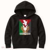 Free Palestine Peace & Freedom Support Palestine And Gaza Kids Hoodie thumb 0