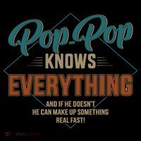 Funny Pop Pop Knows Everything For Grandpa And FatherS Day Meaningful Gift Coffee Mug thumb 5
