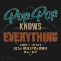 Funny Pop Pop Knows Everything For Grandpa And FatherS Day Meaningful Gift Women's Hoodie thumb 2