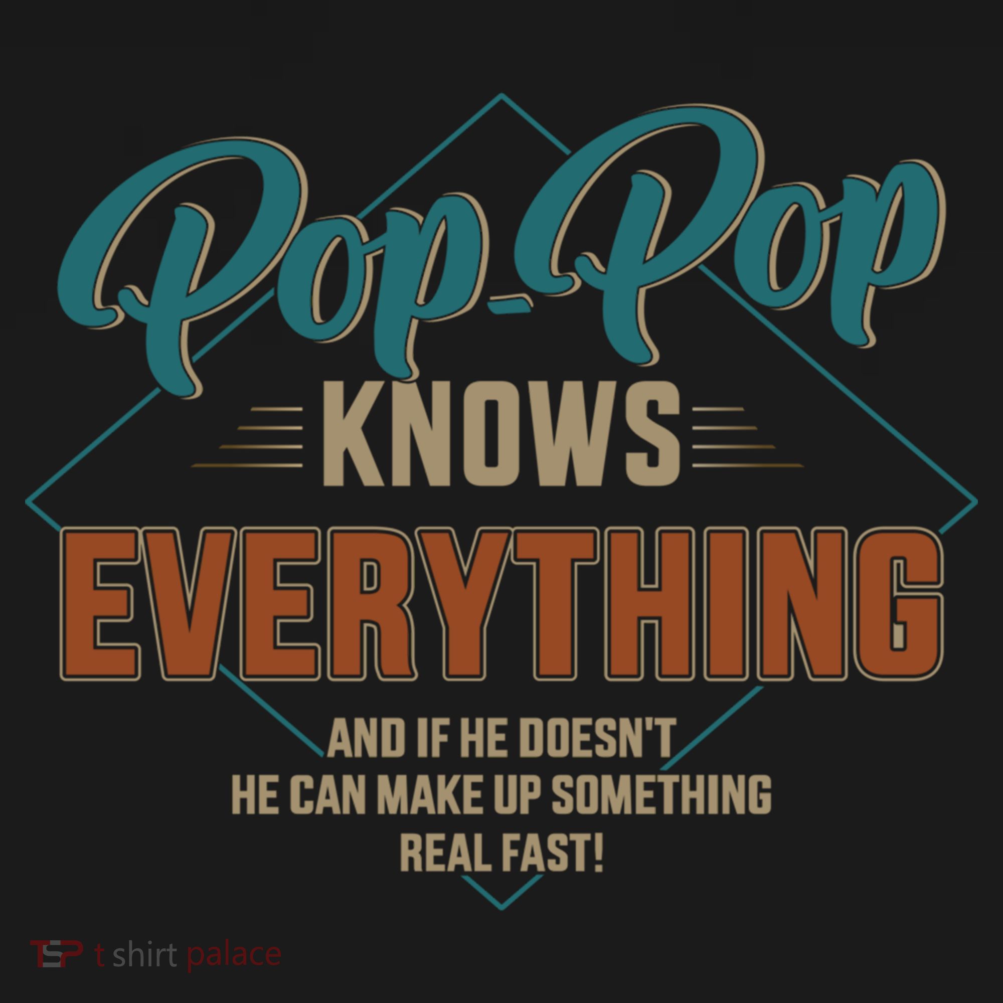 Funny Pop Pop Knows Everything For Grandpa And FatherS Day Meaningful Gift Women's Hoodie