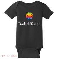 Funny Pickleball Player Lover Dinking Problem Gift Baby Bodysuit thumb 0