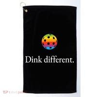 Funny Pickleball Player Lover Dinking Problem Gift Golf Towel thumb 0