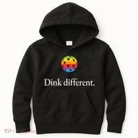 Funny Pickleball Player Lover Dinking Problem Gift Kids Hoodie thumb 0