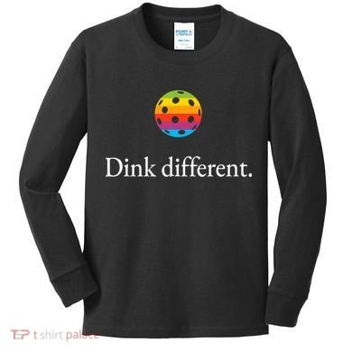 Funny Pickleball Player Lover Dinking Problem Gift Kids Long Sleeve Shirt