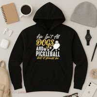 Funny Pickleball Player & Dogs Gift  Hoodie thumb 3