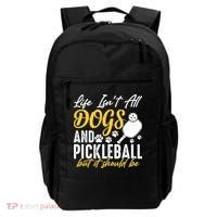 Funny Pickleball Player & Dogs Gift  Backpack thumb 0