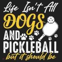 Funny Pickleball Player & Dogs Gift  Hat thumb 2