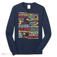 Funny Pickleball Pledge Pickleball Player Coach Long Sleeve Shirt thumb 0