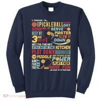 Funny Pickleball Pledge Pickleball Player Coach Sweatshirt thumb 0