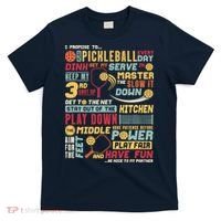 Funny Pickleball Pledge Pickleball Player Coach T-Shirt thumb 0