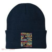 Funny Pickleball Pledge Pickleball Player Coach Beanie thumb 0