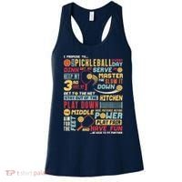 Funny Pickleball Pledge Pickleball Player Coach Women's Tank Top thumb 0