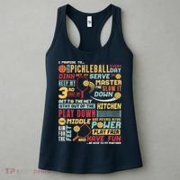 Funny Pickleball Pledge Pickleball Player Coach Women's Tank Top thumb 3
