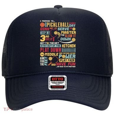 Funny Pickleball Pledge Pickleball Player Coach Hat