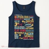 Funny Pickleball Pledge Pickleball Player Coach Tank Top thumb 2