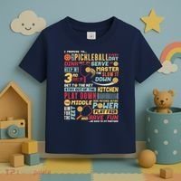 Funny Pickleball Pledge Pickleball Player Coach Toddler T-Shirt thumb 3