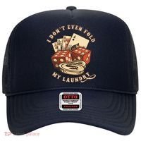 Funny Poker Player Card Game I Don't Even Fold My Laundry Hat thumb 0
