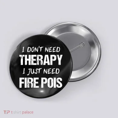 Fire Poi Poi Fire Dancer Juggling Button