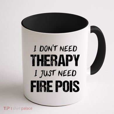 Fire Poi Poi Fire Dancer Juggling Coffee Mug back