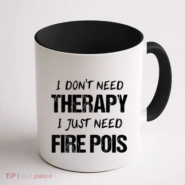 Fire Poi Poi Fire Dancer Juggling Coffee Mug