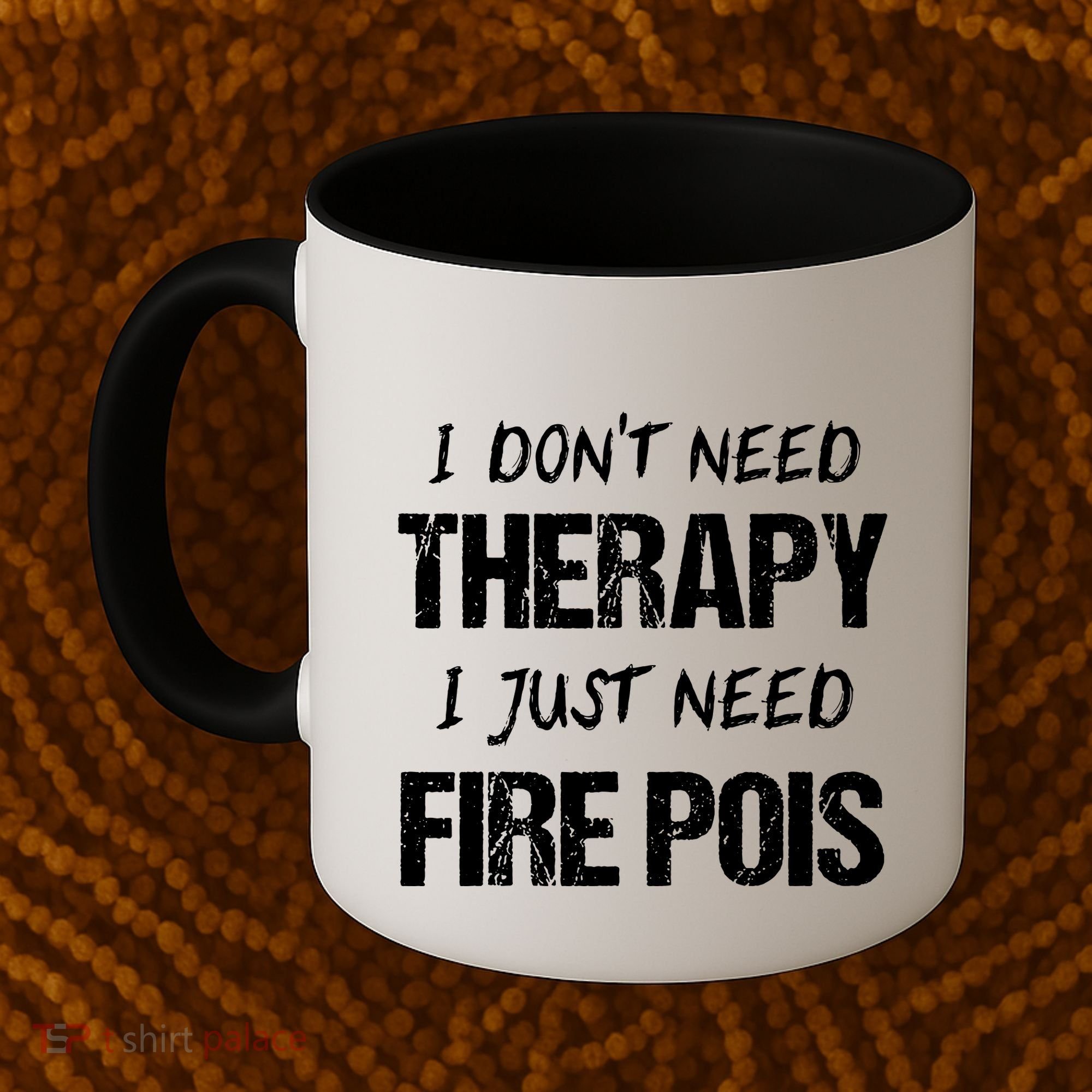 Fire Poi Poi Fire Dancer Juggling Coffee Mug