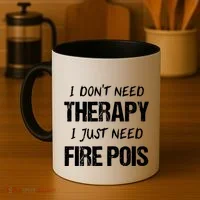 Fire Poi Poi Fire Dancer Juggling Coffee Mug thumb 4