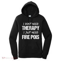 Fire Poi Poi Fire Dancer Juggling Women's Hoodie thumb 0