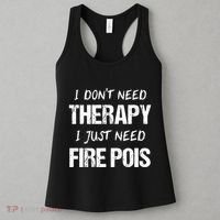 Fire Poi Poi Fire Dancer Juggling Women's Tank Top thumb 3
