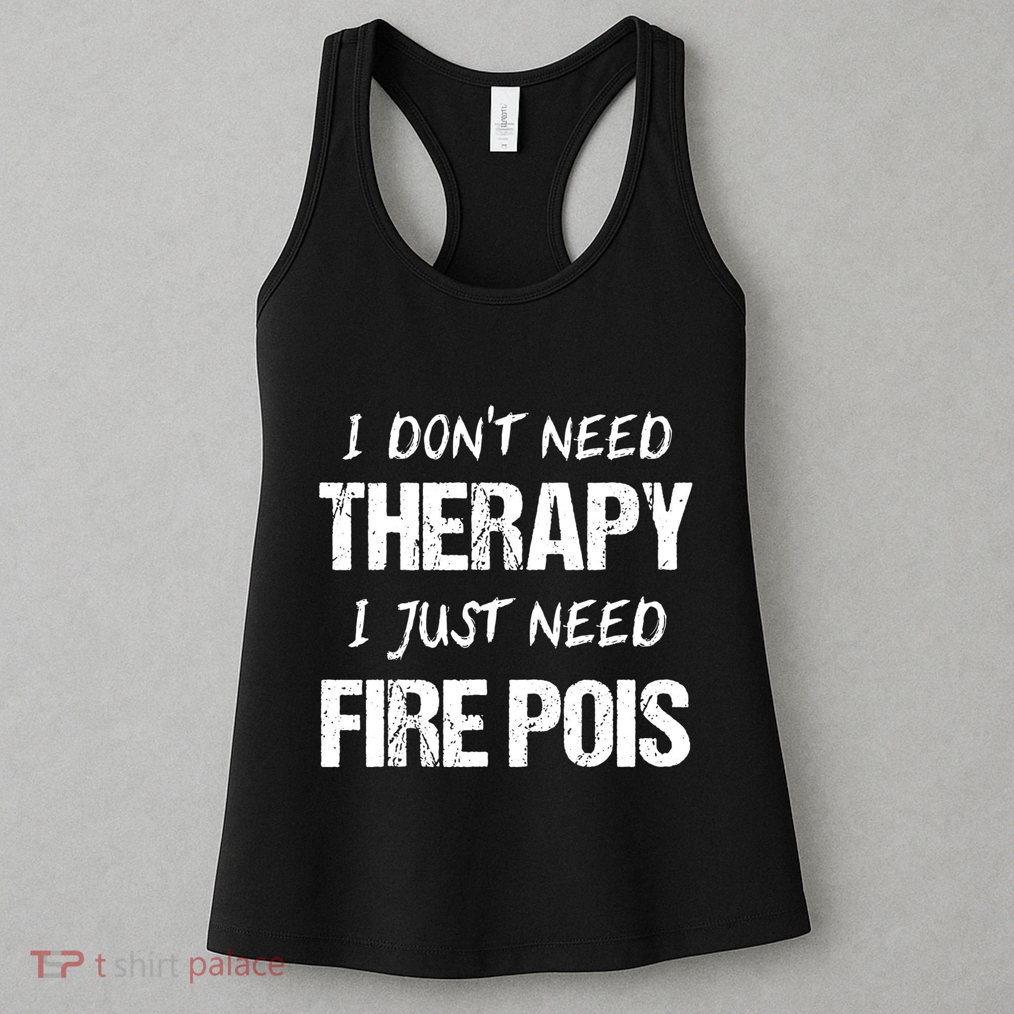Fire Poi Poi Fire Dancer Juggling Women's Tank Top