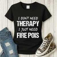 Fire Poi Poi Fire Dancer Juggling Women's T-Shirt thumb 3