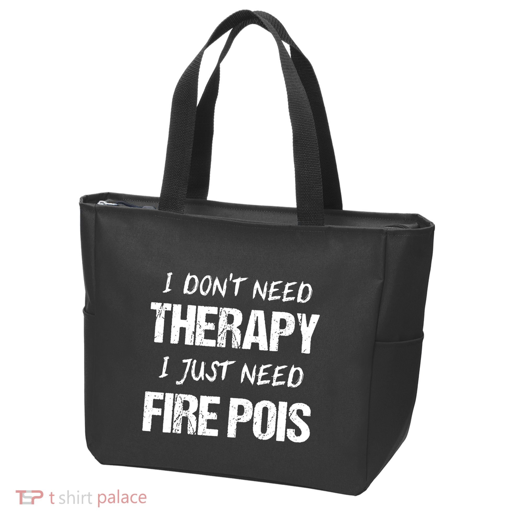 Fire Poi Poi Fire Dancer Juggling Tote Bag