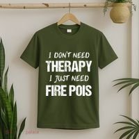 Fire Poi Poi Fire Dancer Juggling T-Shirt thumb 2