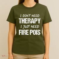 Fire Poi Poi Fire Dancer Juggling T-Shirt thumb 4