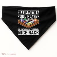 Funny Pool Player Billard 8 Ball USA-Made Doggie Bandana thumb 0
