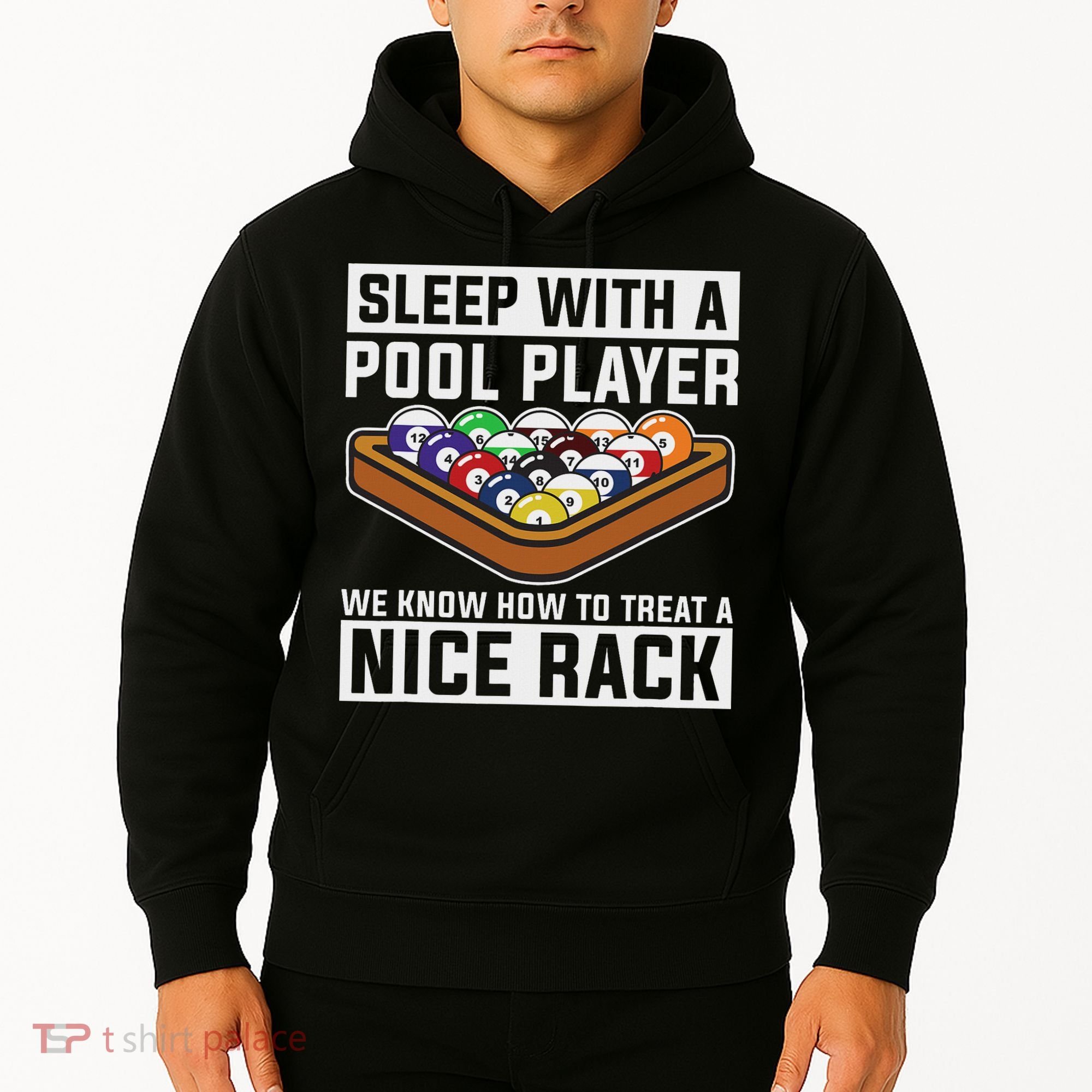 Funny Pool Player Billard 8 Ball Hoodie