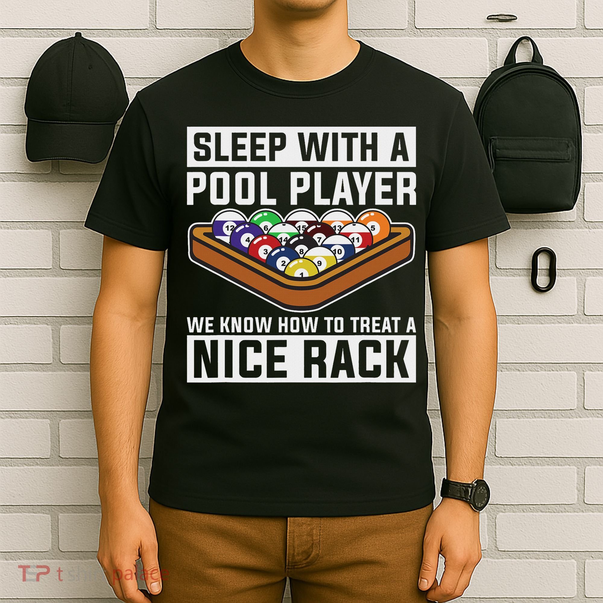 Funny Pool Player Billard 8 Ball T-Shirt