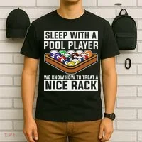 Funny Pool Player Billard 8 Ball T-Shirt thumb 6