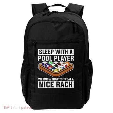 Funny Pool Player Billard 8 Ball Backpack
