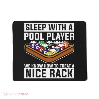 Funny Pool Player Billard 8 Ball Mousepad