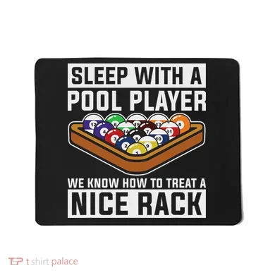 Funny Pool Player Billard 8 Ball Mousepad