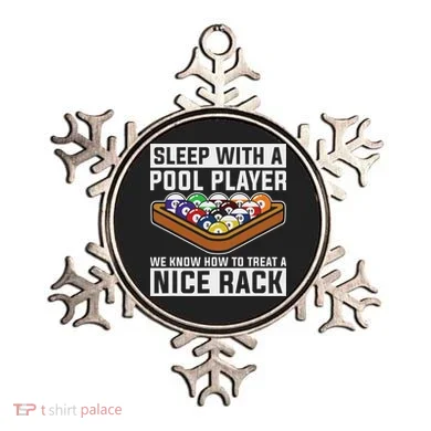 Funny Pool Player Billard 8 Ball Ornament