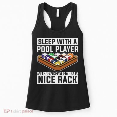 Funny Pool Player Billard 8 Ball Women's Tank Top