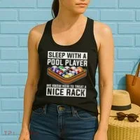 Funny Pool Player Billard 8 Ball Women's Tank Top thumb 2