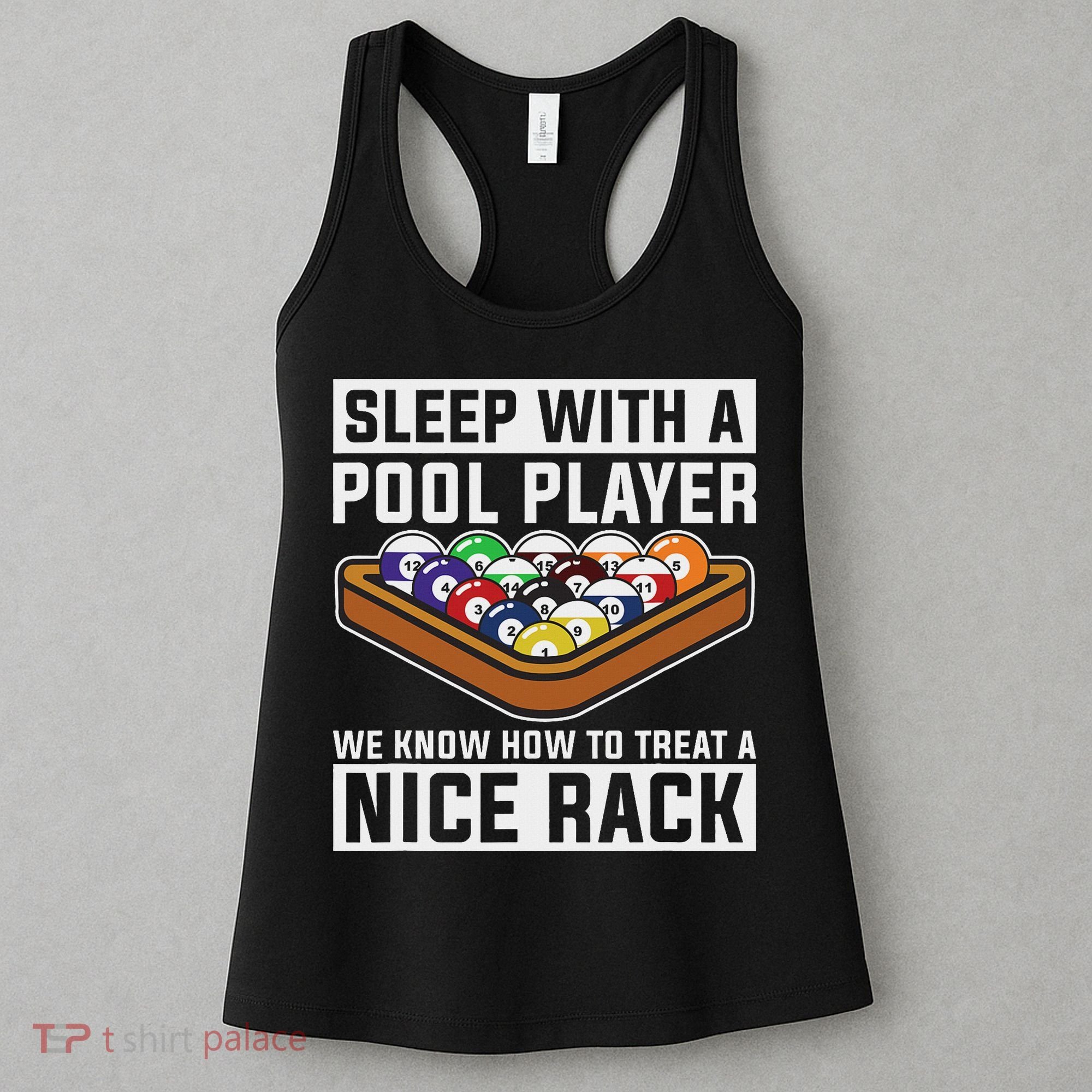 Funny Pool Player Billard 8 Ball Women's Tank Top